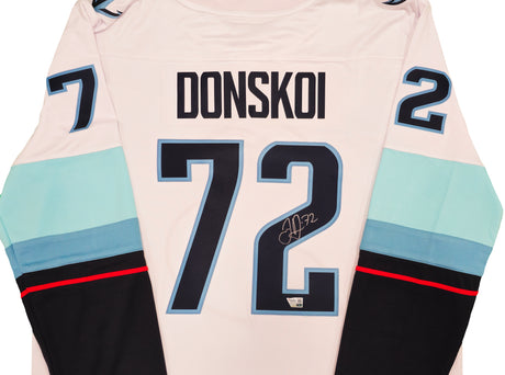 Seattle Kraken Joonas Donskoi Autographed White Fanatics Breakaway Jersey Size XL Fanatics Holo Stock #235588