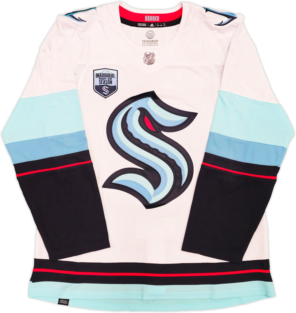 Seattle Kraken Joonas Donskoi Autographed White Adidas Authentic Jersey Size 54 With Inaugural Season Patch Fanatics Holo Stock #235586