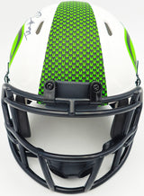 Byron Murphy II Autographed Seattle Seahawks Lunar Eclipse White Speed Mini Helmet MCS Holo Stock #235599