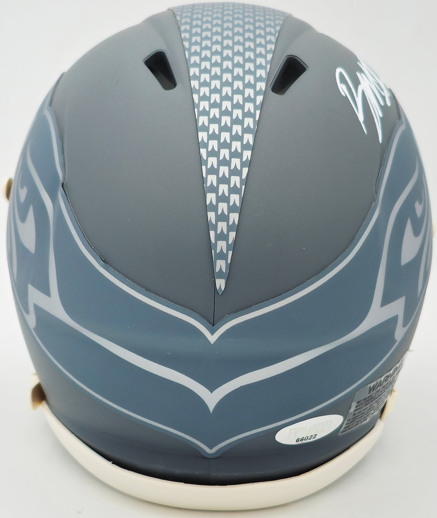 Byron Murphy II Autographed Seattle Seahawks Slate Gray Speed Mini Helmet MCS Holo Stock #235600