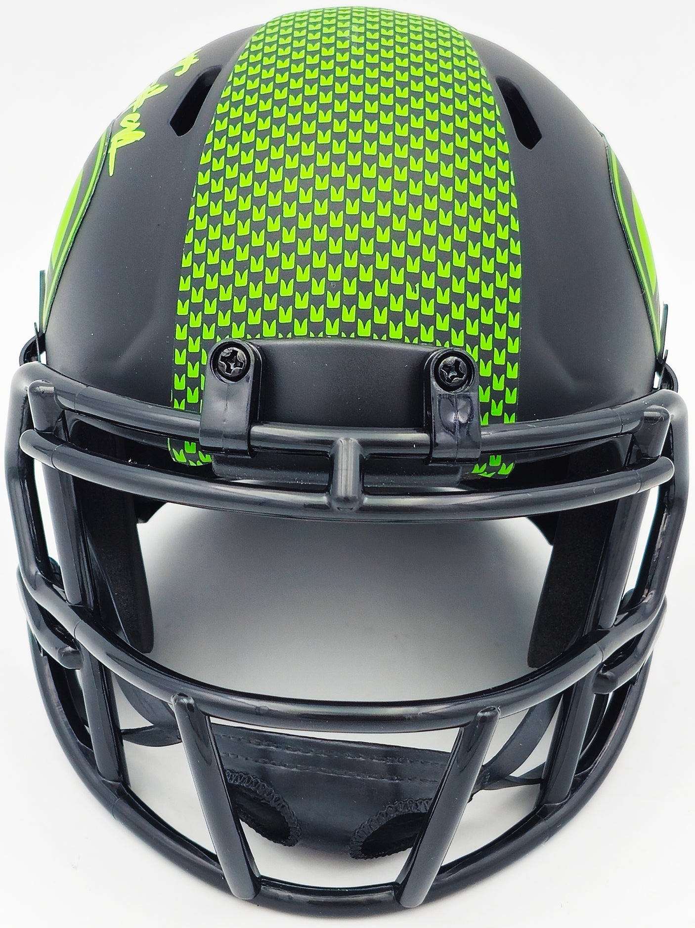 Byron Murphy II Autographed Seattle Seahawks Eclipse Black Speed Mini Helmet MCS Holo Stock #235601