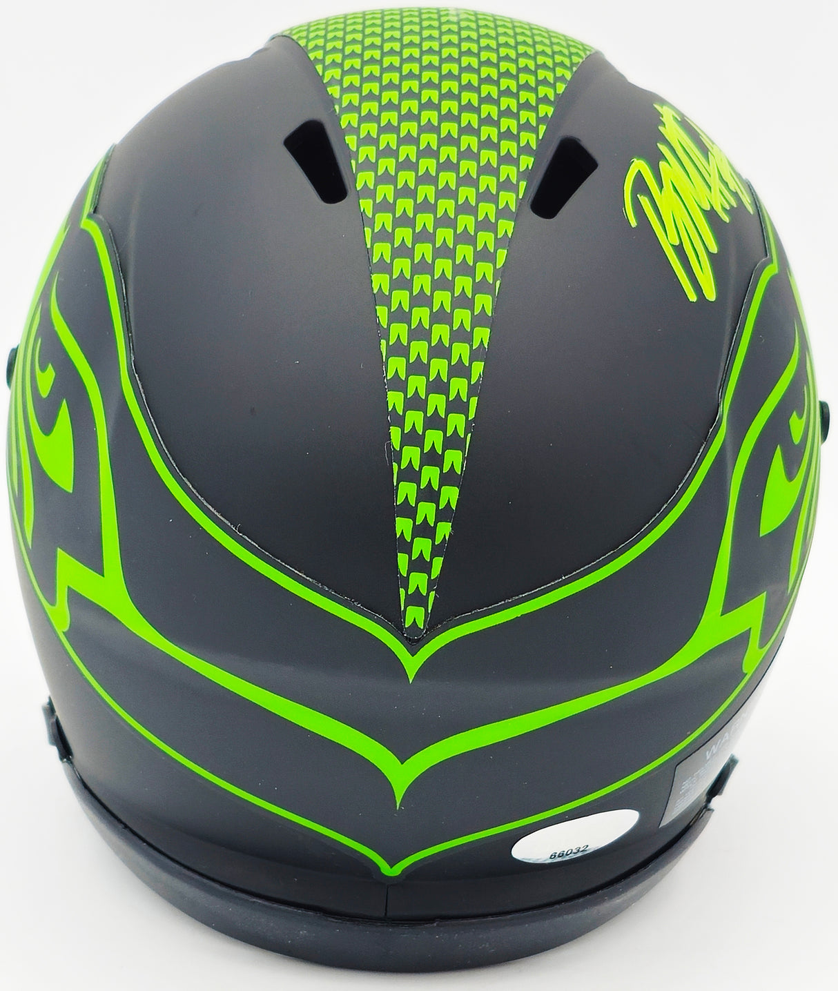 Byron Murphy II Autographed Seattle Seahawks Eclipse Black Speed Mini Helmet MCS Holo Stock #235601