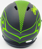 Byron Murphy II Autographed Seattle Seahawks Eclipse Black Speed Mini Helmet MCS Holo Stock #235601