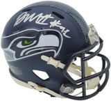 Byron Murphy II Autographed Seattle Seahawks Blue Speed Mini Helmet MCS Holo Stock #235602
