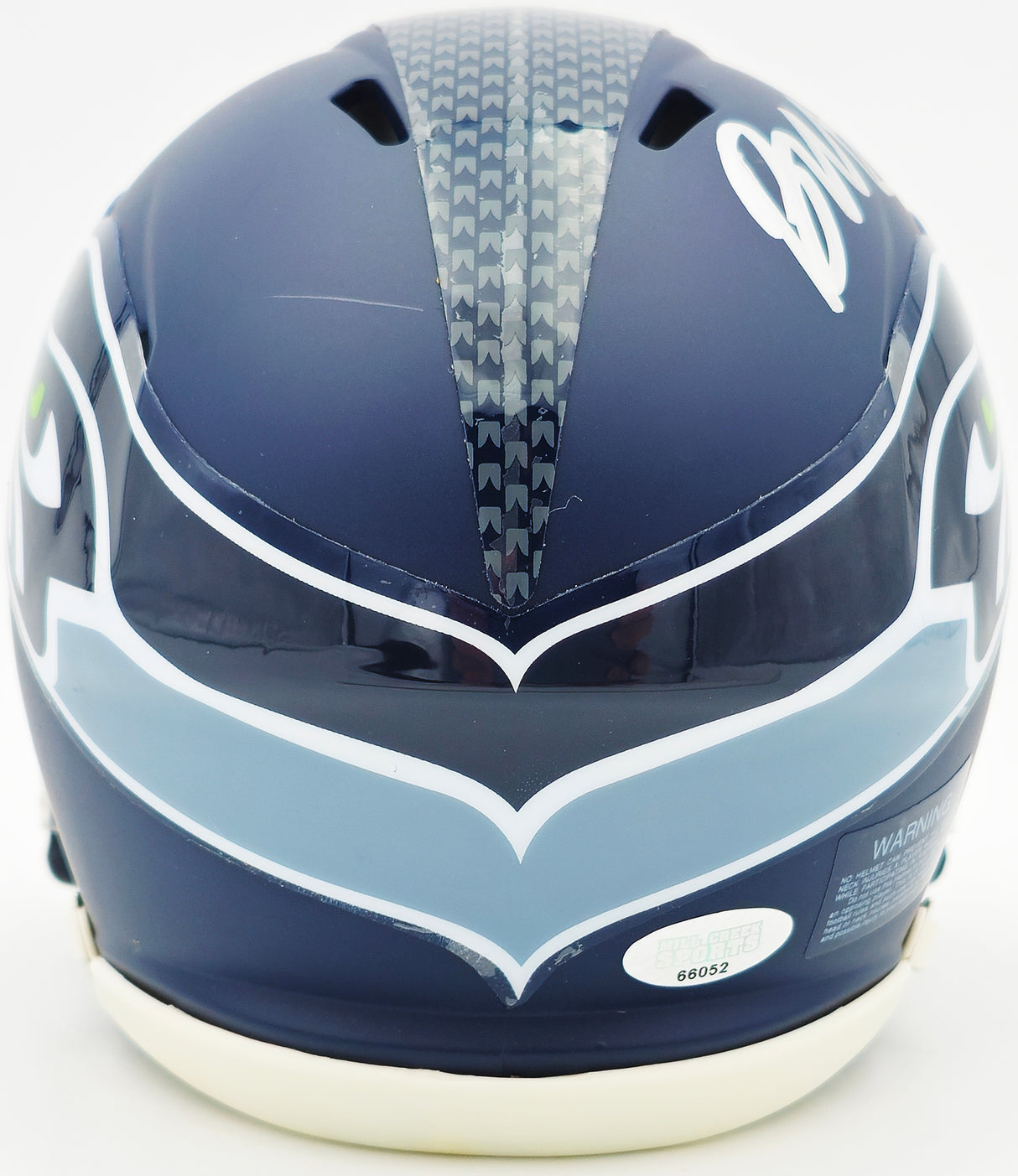 Byron Murphy II Autographed Seattle Seahawks Blue Speed Mini Helmet MCS Holo Stock #235602