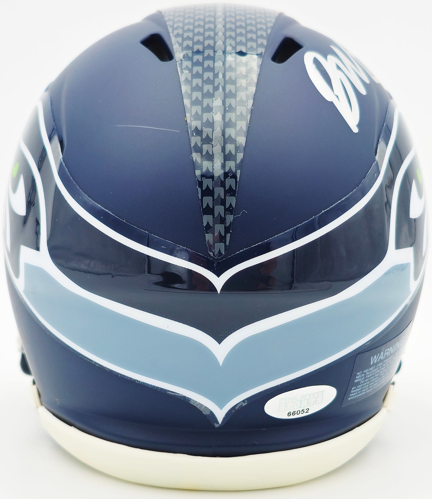 Byron Murphy II Autographed Seattle Seahawks Blue Speed Mini Helmet MCS Holo Stock #235602