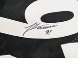 Pittsburgh Steelers James Harrison Autographed Black Jersey Beckett BAS Witness Stock #253382