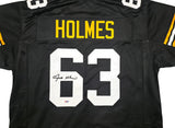 Pittsburgh Steelers Ernie Holmes Autographed Black Jersey PSA/DNA Stock #253387