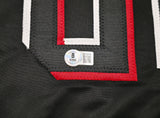 Cincinnati Reds Rhett Lowder Autographed Black Jersey Beckett BAS Witness Stock #253289