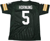 Green Bay Packers Paul Hornung Autographed Green Jersey Beckett BAS QR Stock #253320