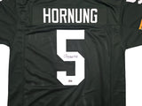 Green Bay Packers Paul Hornung Autographed Green Jersey Beckett BAS QR Stock #253320