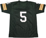 Green Bay Packers Paul Hornung Autographed Green Jersey Beckett BAS QR Stock #253320