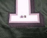 Philadelphia Eagles DeSean Jackson Autographed Green Jersey Beckett BAS Witness Stock #253484