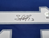 Kansas City Royals Salvador Perez Autographed Blue Nike Authentic Collection Jersey Size 44 Beckett BAS Witness Stock #253491