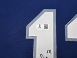 Kansas City Royals Salvador Perez Autographed Blue Nike Authentic Collection Jersey Size 44 Beckett BAS Witness Stock #253491