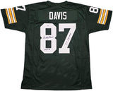 Green Bay Packers Willie Davis Autographed Green Jersey "HOF 81, SB I & II Champs" PSA/DNA Stock #253494