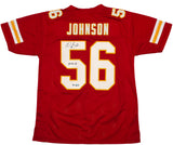 Kansas City Chiefs Derrick Johnson Autographed Red Jersey "All Pro LB" Beckett BAS QR Stock #253404