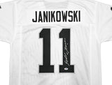 Oakland Raiders Sebastian Janikowski Autographed White Jersey PSA/DNA Stock #253317