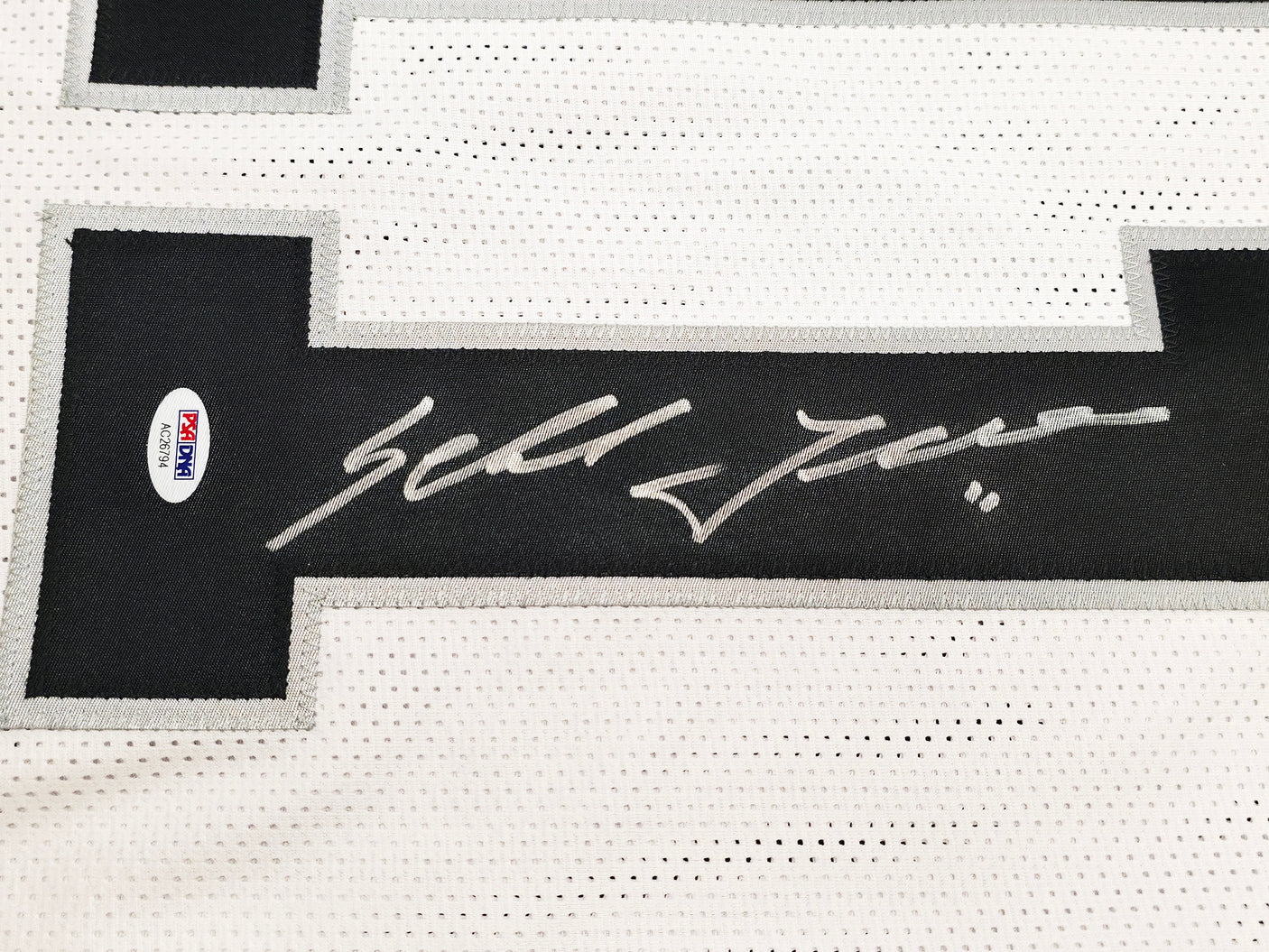 Oakland Raiders Sebastian Janikowski Autographed White Jersey PSA/DNA Stock #253317