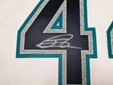 Seattle Mariners Julio Rodriguez Autographed White Nike Authentic Collection Jersey Size 44 Beckett BAS Witness Stock #252427
