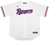 Texas Rangers Marcus Semien Autographed White Nike Jersey Size L Beckett BAS Witness Stock #252430