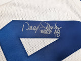 Dallas Cowboys Daryl Johnston Autographed White Jersey "Moose" Beckett BAS QR Stock #253406
