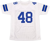 Dallas Cowboys Daryl Johnston Autographed White Jersey "Moose" Beckett BAS QR Stock #253406