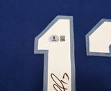 Kansas City Royals Salvador Perez Autographed Blue Nike Authentic Collection Jersey Size 52 Beckett BAS Witness Stock #253493