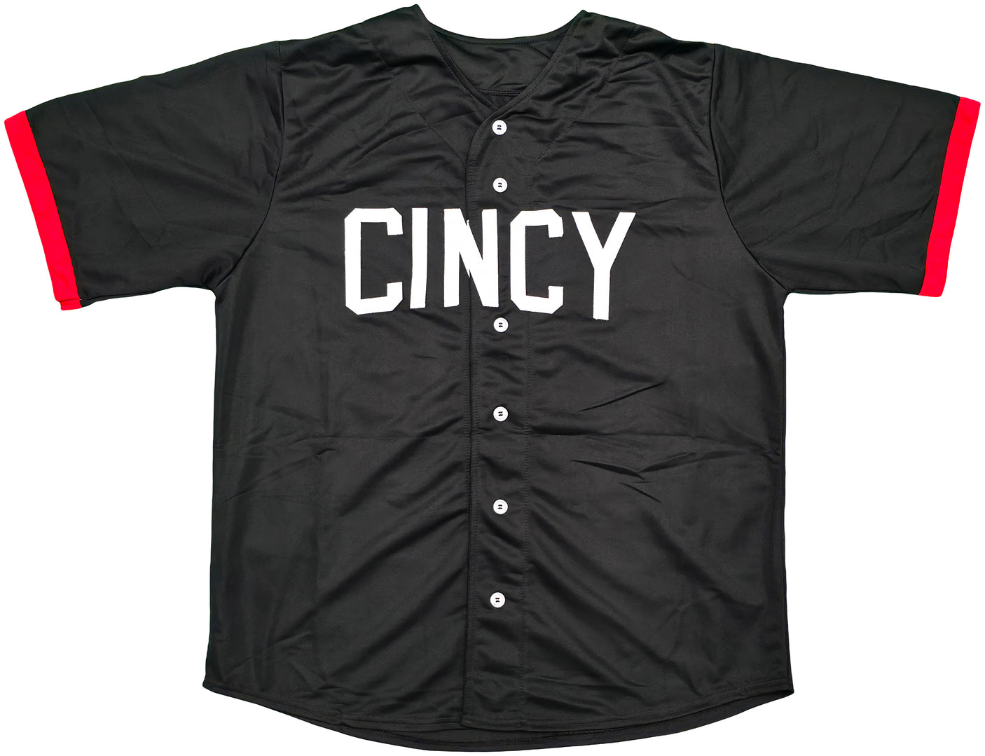 Cincinnati Reds Rhett Lowder Autographed Black Jersey Beckett BAS Witness Stock #253288