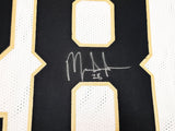 New Orleans Saints Mark Ingram Autographed White Jersey Beckett BAS QR Stock #253482