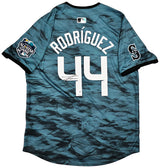 Seattle Mariners Julio Rodriguez Autographed Teal Nike 2023 MLB All Star Game Jersey Size L MLB & Fanatics Holo Stock #220487