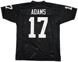 Las Vegas Raiders Davante Adams Autographed Black Jersey Beckett BAS Witness Stock #220595