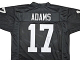 Las Vegas Raiders Davante Adams Autographed Black Jersey Beckett BAS Witness Stock #220595