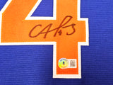 New York Mets Francisco Alvarez Autographed Blue Nike Jersey Size XL Beckett BAS Witness Stock #220558