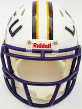 Odell Beckham Jr. Autographed LSU Tigers White Speed Mini Helmet Beckett BAS Witness Stock #235089