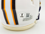 Odell Beckham Jr. Autographed LSU Tigers White Speed Mini Helmet Beckett BAS Witness Stock #235089