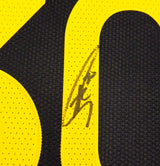 Golden State Warriors Stephen Curry Autographed Black Nike Authentic City Edition Jersey Size 48 Length +2 Beckett BAS QR Stock #234964