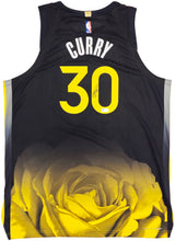 Golden State Warriors Stephen Curry Autographed Black Nike Authentic City Edition Jersey Size 52 Length +2 Beckett BAS QR Stock #234965