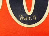 Golden State Warriors Stephen Curry Autographed Orange Authentic Mitchell & Ness 2009-10 HWC Authentic Rookie Jersey Size 44 "Bible Verse" Beckett BAS QR Stock #234958