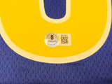 Golden State Warriors Stephen Curry Autographed Blue Nike Swingman Classic Edition Jersey Size 48 Beckett BAS QR Stock #234961