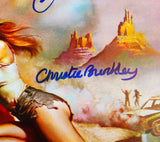 Chevy Chase, Christie Brinkley & Beverly D'Angelo Autographed 27x40 Vacation Movie Poster Beckett BAS Witness Stock #234971