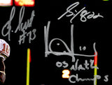 2005 CFB National Champions Texas Longhorns Autographed 16x20 Photo With 24 Signatures Including Vince Young Beckett BAS QR Stock #234968