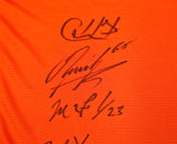 Houston Astros 2022 World Series Champion Autographed Orange Nike Jersey Size XXL With 14 Signatures Including Jose Altuve & Yordan Alvarez Beckett BAS Witness Stock #220890