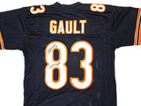 Chicago Bears Willie Gault Autographed Navy Blue Jersey "SB XX CHAMPS" Beckett BAS Witness Stock #221062