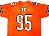 Chicago Bears Richard Dent Autographed Orange Jersey "HOF 11" Beckett BAS Witness Stock #221053