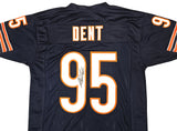 Chicago Bears Richard Dent Autographed Navy Blue Jersey "HOF 11" Beckett BAS Witness Stock #221054
