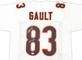 Chicago Bears Willie Gault Autographed White Jersey "SB XX CHAMPS" Beckett BAS Witness Stock #221063