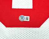 San Francisco 49ers Fred Warner Autographed White Jersey Beckett BAS Witness Stock #221072