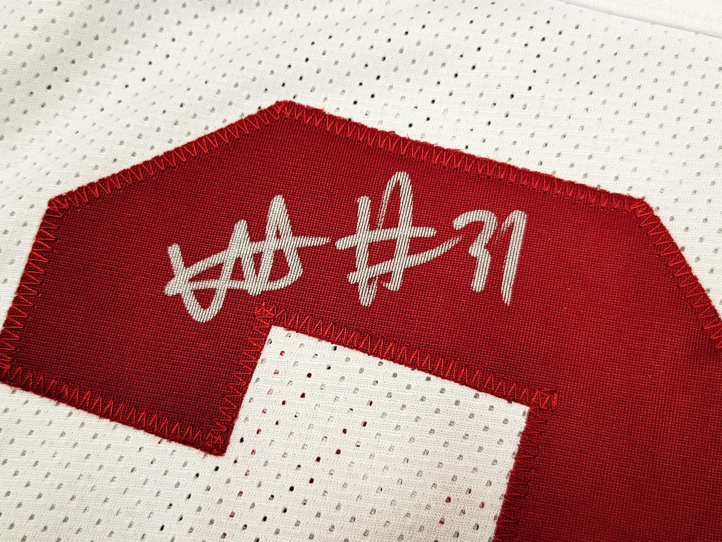 Alabama Crimson Tide Will Anderson Autographed White Jersey "Terminator" Beckett BAS Witness Stock #209475