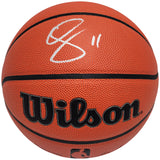 DeMar DeRozan Autographed Indoor Outdoor Authentic Game Series Basketball Chicago Bulls Beckett BAS Witness Stock #209346